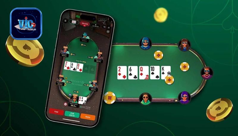 Cách chơi poker online ăn tiền thật cực dễ tại Vic Club 2 Cách Chơi Poker Online ăn Tiền Thật Cực Dễ Tại Vic Club